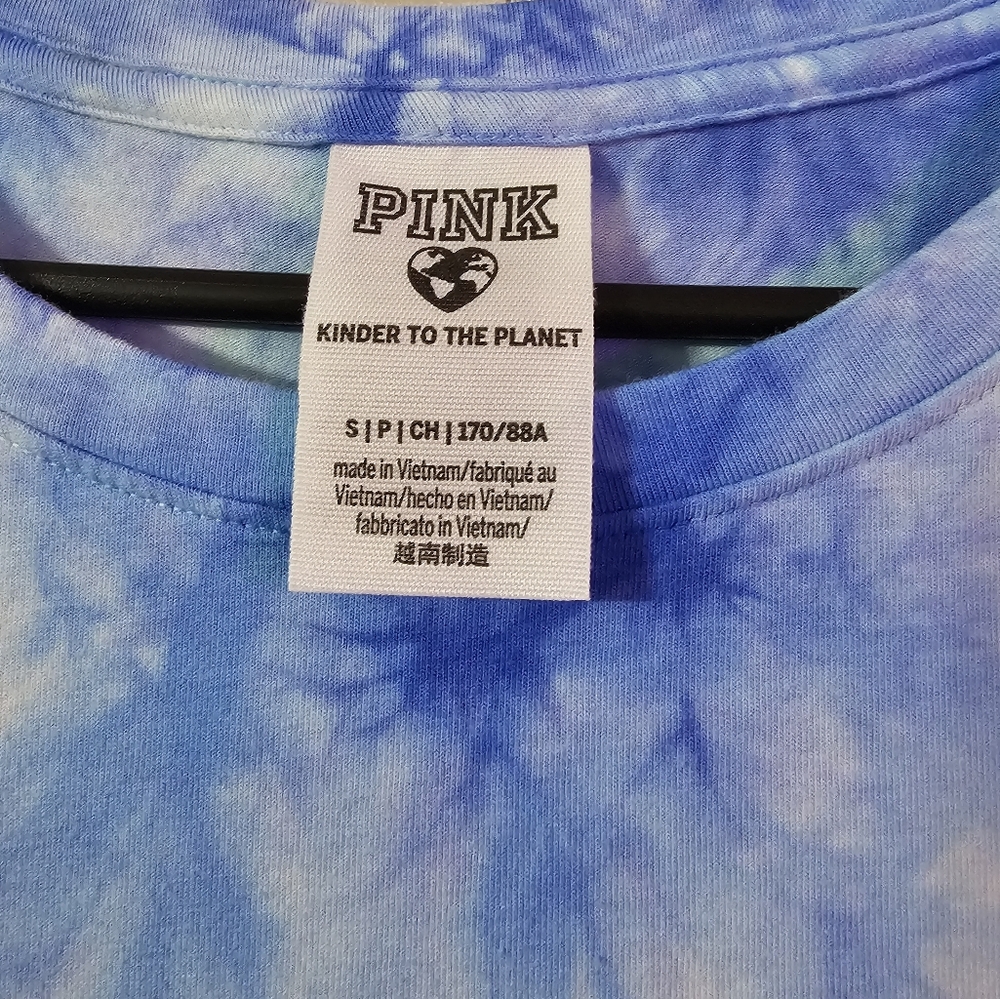 Blue tye dye dress